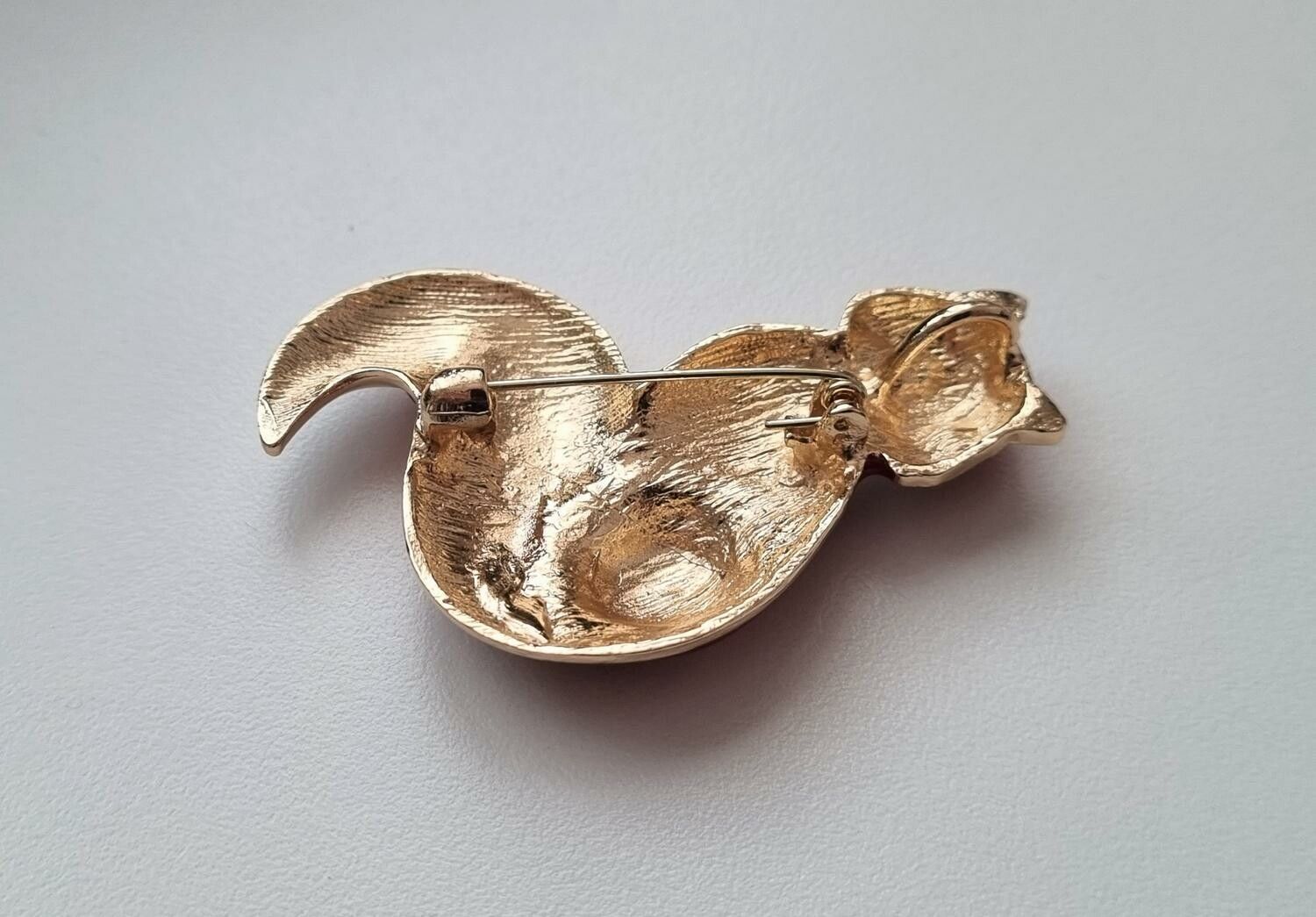 1 st detaljrik brosch hänge - Räv (röd)