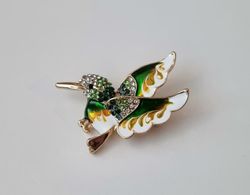 1 st detaljrik brosch hänge - Kolibri (variant 2)