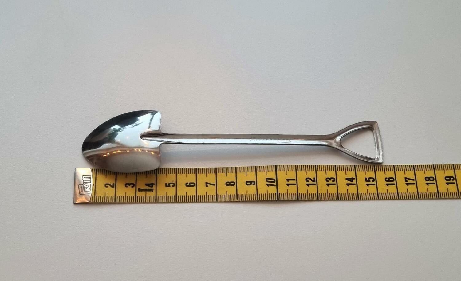 Rolig liten spade, miniatyrspade,  trädgårdsspade i rostfritt stål