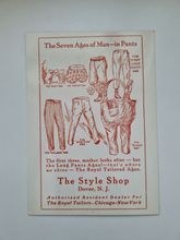 Vykort - The Seven Ages of Man - in Pants