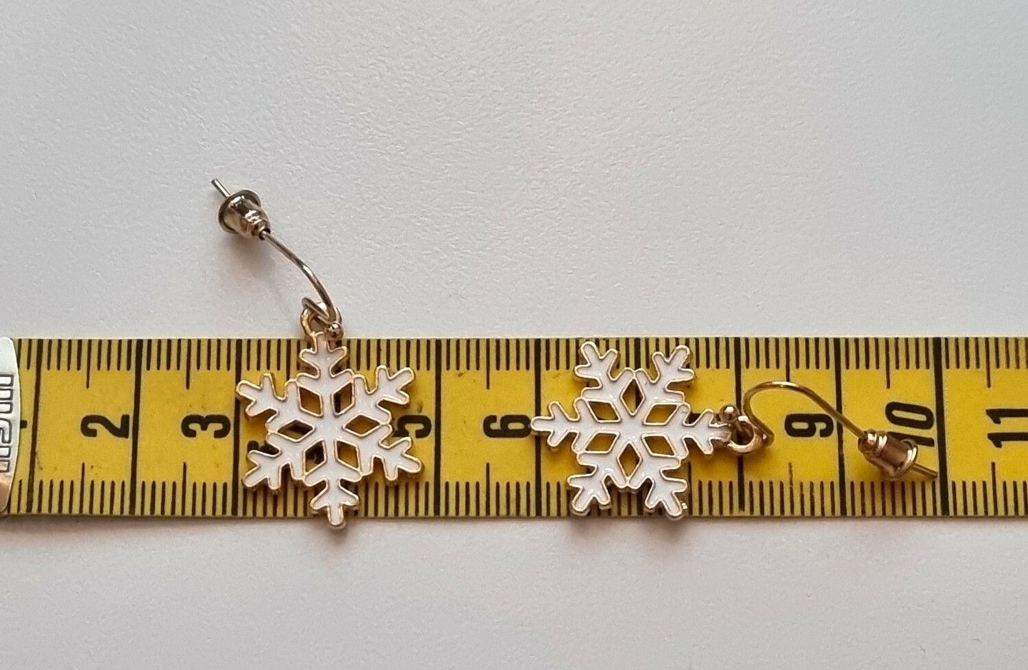 Örhängen Vita snöflingor