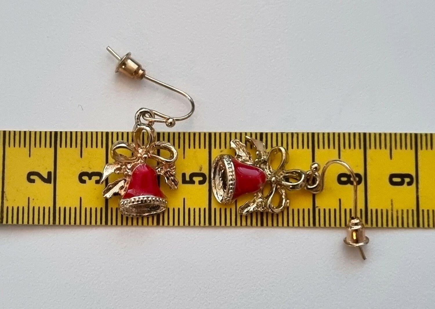 Örhängen Röda julbjällror