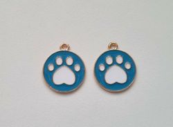 2 st Hundtassar / berlocker / charms