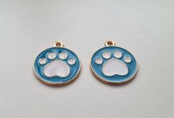 2 st Hundtassar / berlocker / charms