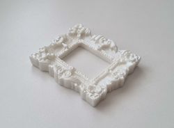 Miniatyr tavelram, ram - till dockhus, tittskåp med mera (variant 10)