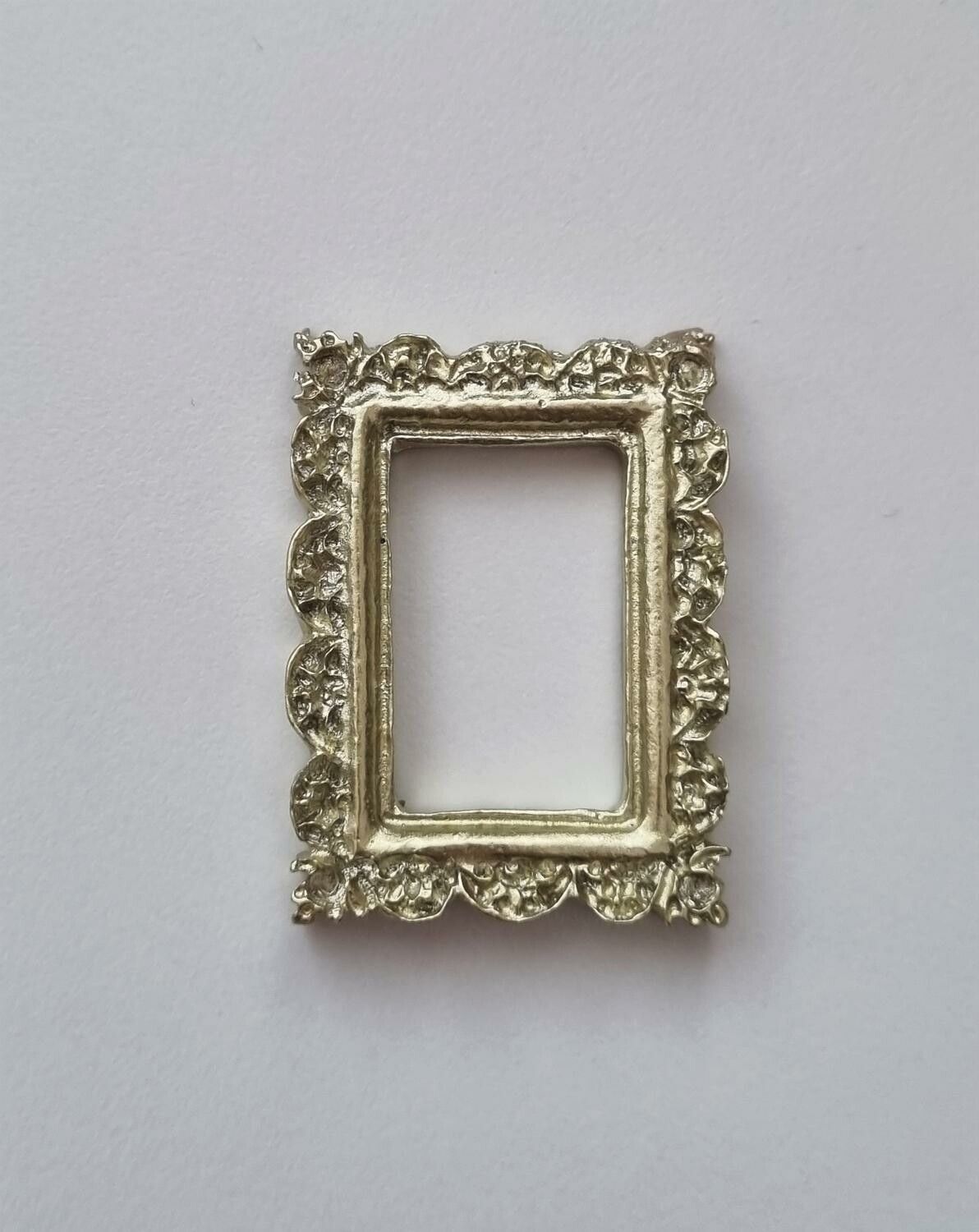 Miniatyr tavelram, ram - till dockhus, tittskåp med mera (variant 11)