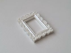 Miniatyr tavelram, ram - till dockhus, tittskåp med mera (variant 13)
