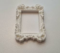 Miniatyr tavelram, ram - till dockhus, tittskåp med mera (variant 7)