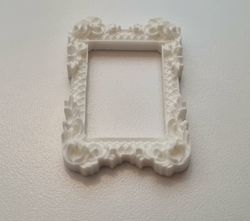 Miniatyr tavelram, ram - till dockhus, tittskåp med mera (variant 7)