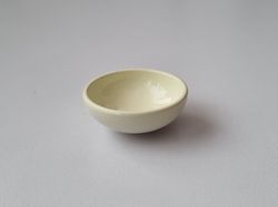 1 st skål, miniskål / miniatyr (vit/creme)