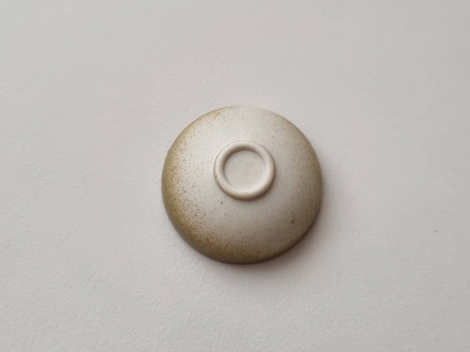 1 st skål, miniskål / miniatyr (brun/vit)