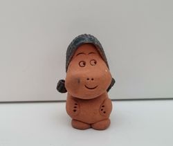 Lerfigur, prydnadsföremål för dekoration