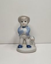 Pojke med hund, Miniatyr figurin