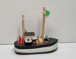 Fiskebåt i trä (variant 2)