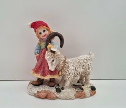 Flicka med julbock