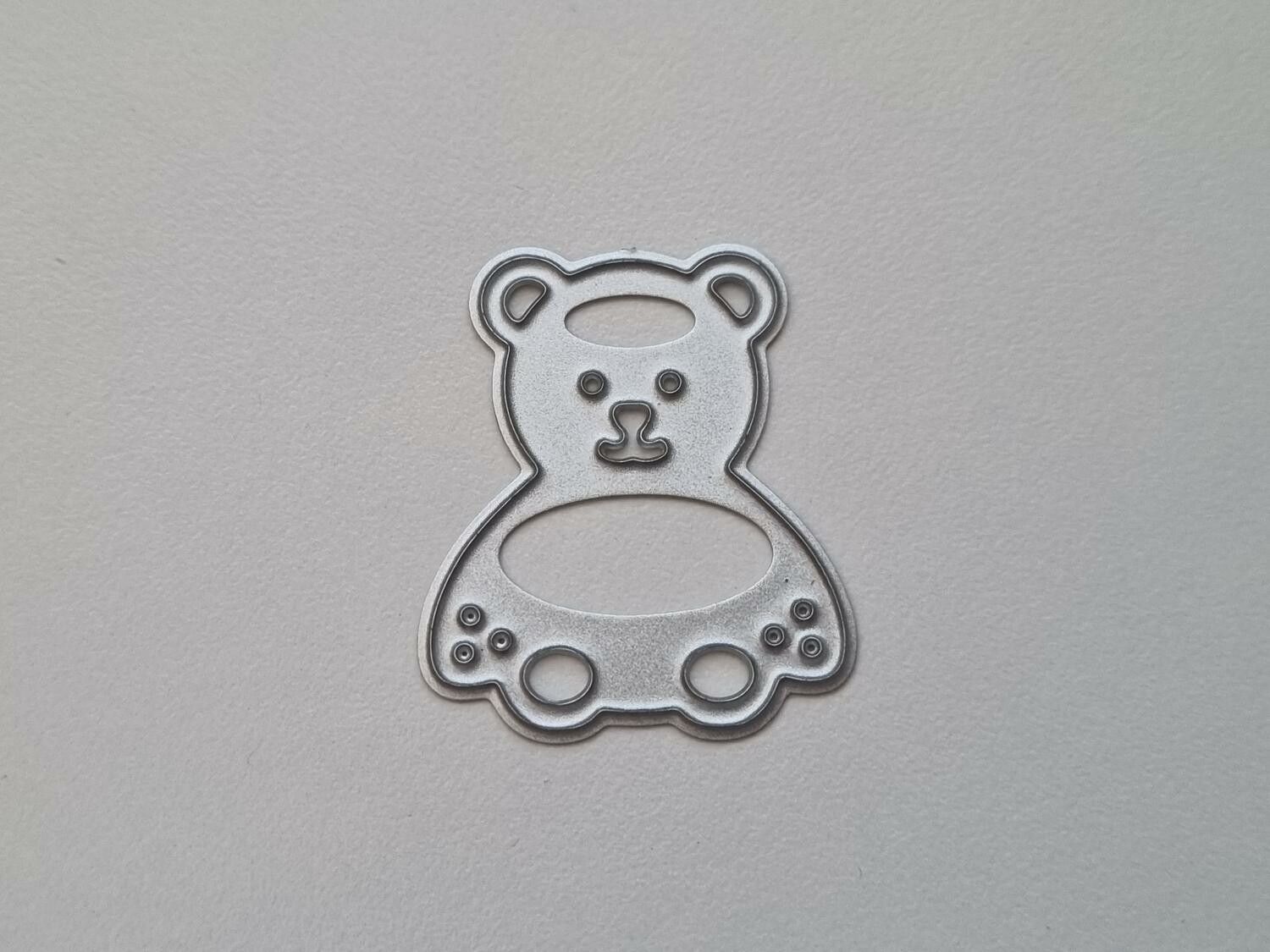 Scrapbooking, dies, cutting dies - Liten nalle / björn