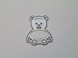 Scrapbooking, dies, cutting dies - Liten nalle / björn