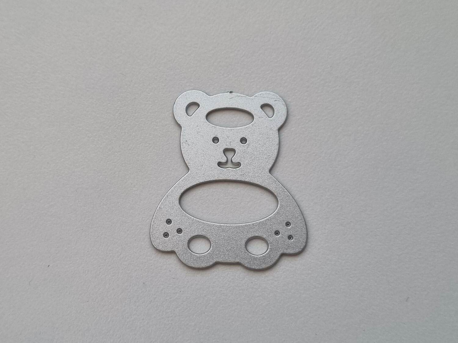 Scrapbooking, dies, cutting dies - Liten nalle / björn