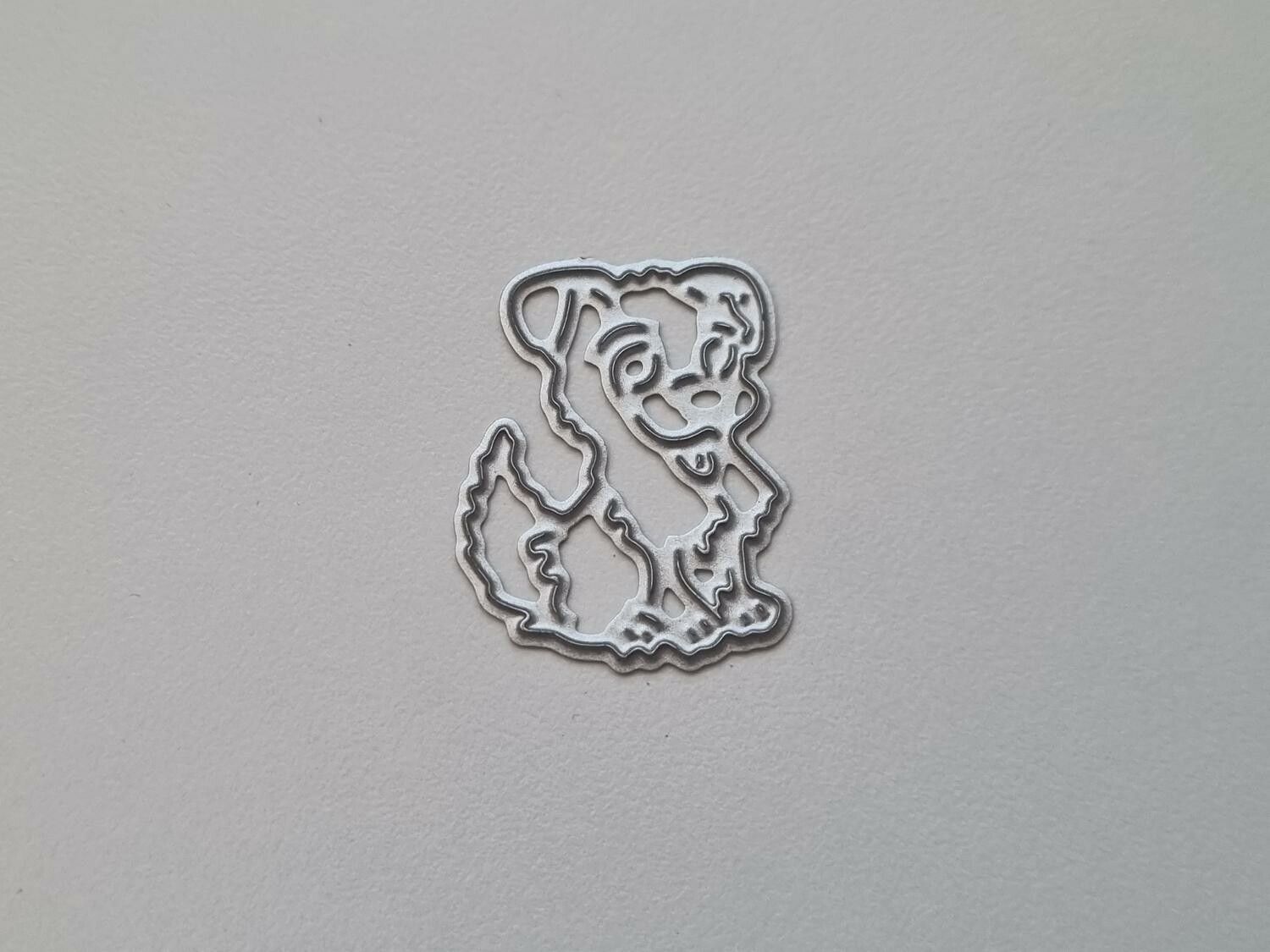 Scrapbooking, dies, cutting dies - Liten hund