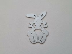 Scrapbooking, dies, cutting dies - Liten kanin