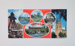 Stort vykort (20,7 x 10,2 cm) Uppsala