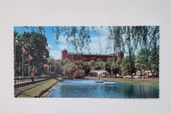 Stort vykort (20,7 x 10,2 cm) Uppsala, Slottet