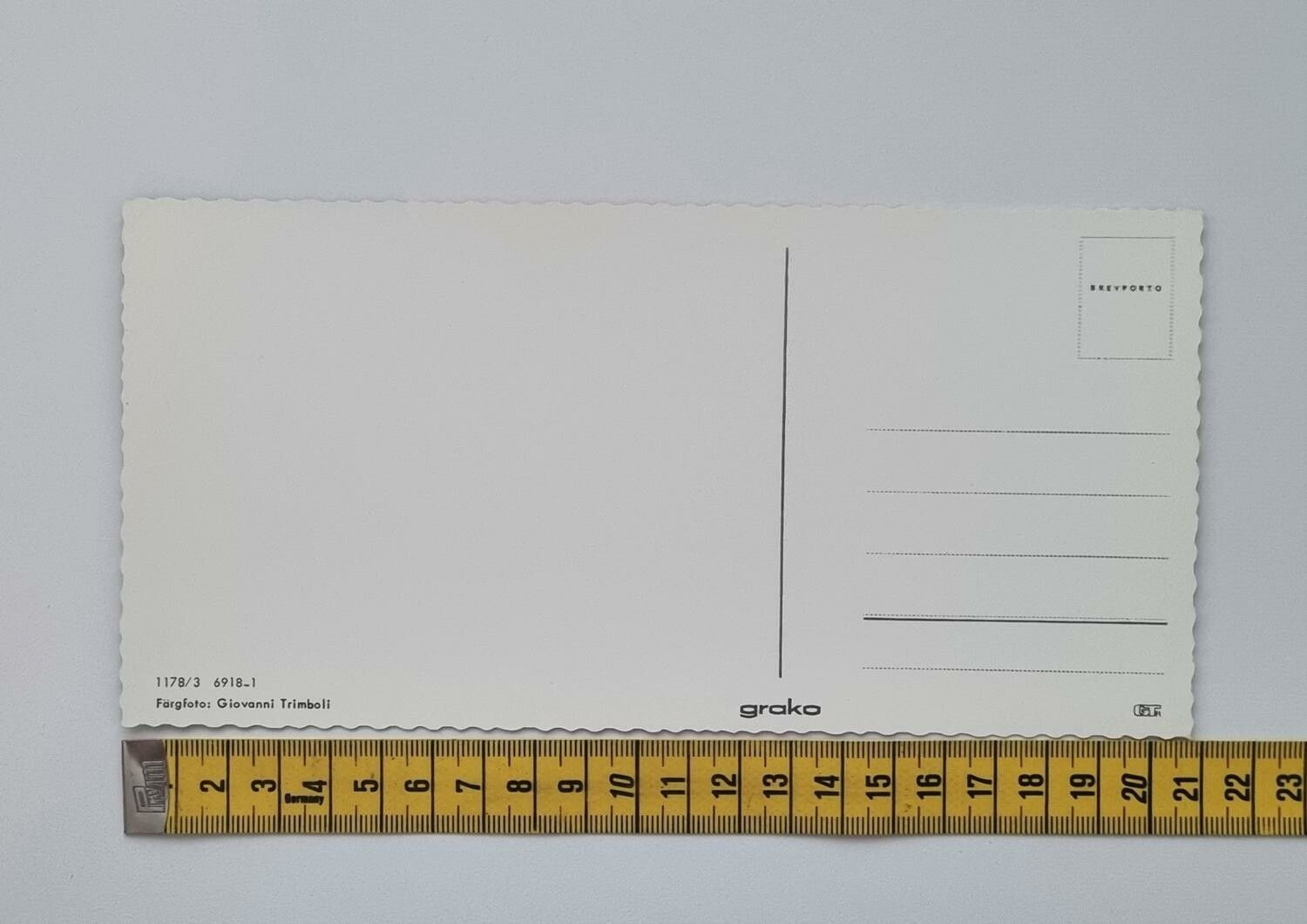 Stort vykort (20,7 x 10,2 cm) Uppsala