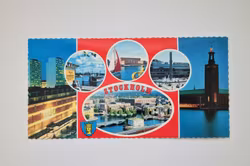 Stort vykort (20,7 x 10,2 cm) Stockholm