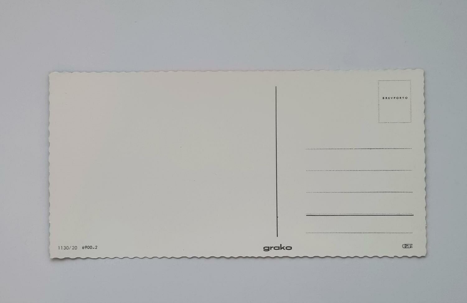 Stort vykort (20,7 x 10,2 cm) Stockholm