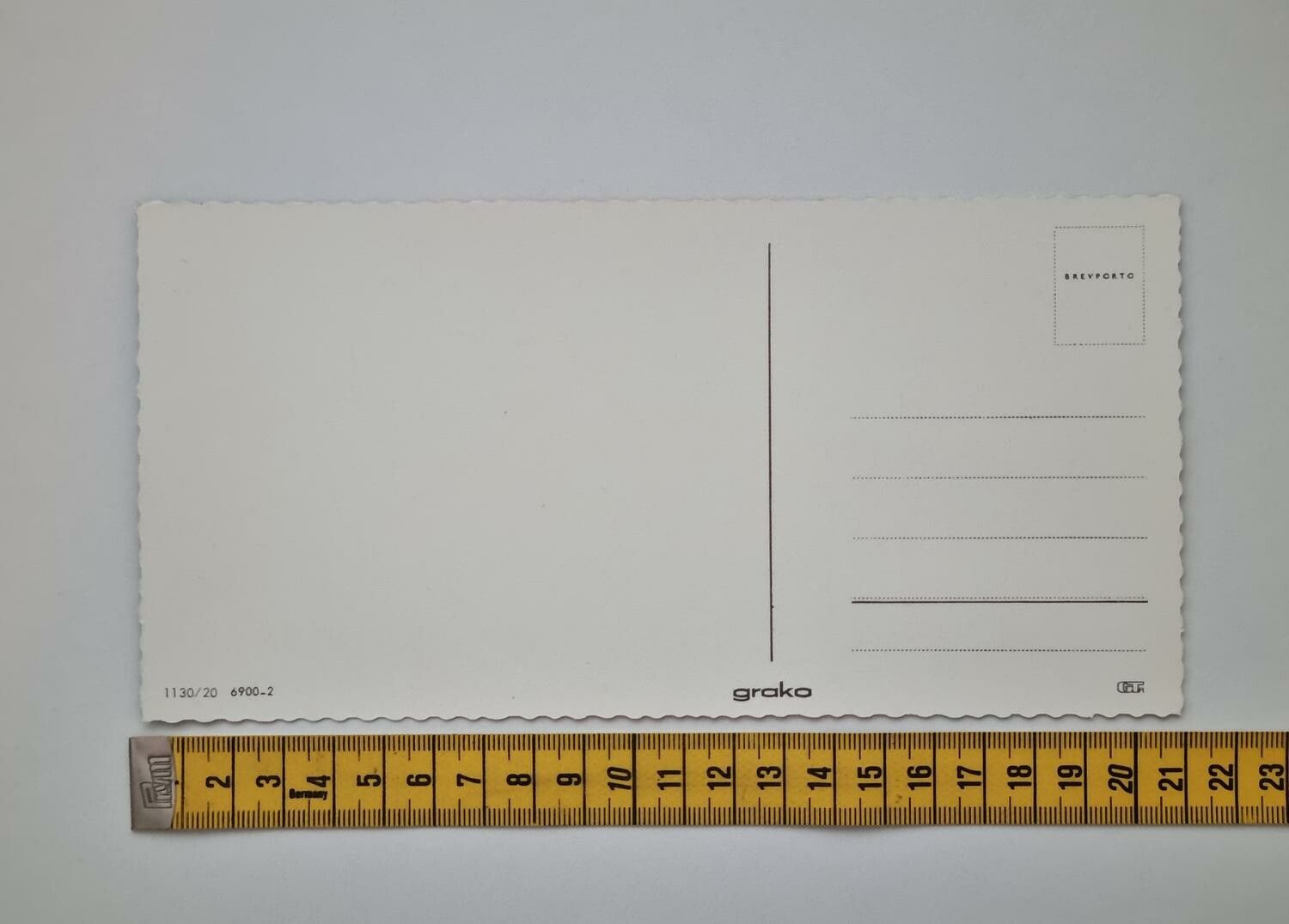Stort vykort (20,7 x 10,2 cm) Stockholm