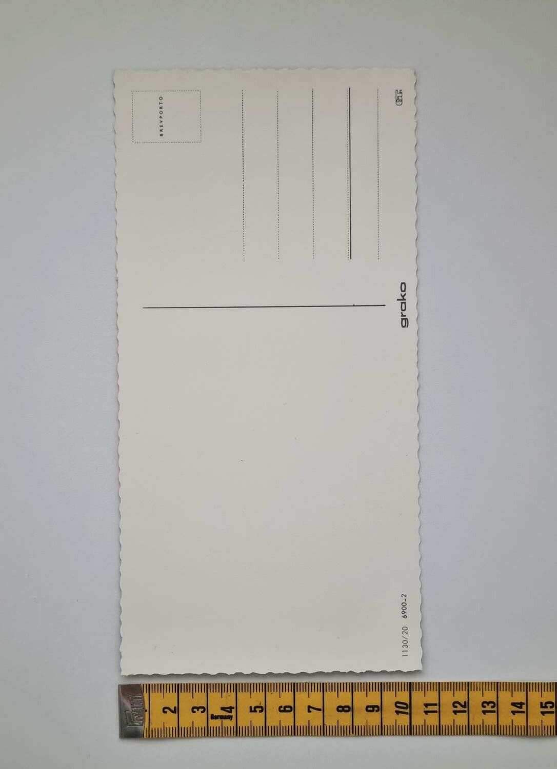 Stort vykort (20,7 x 10,2 cm) Stockholm