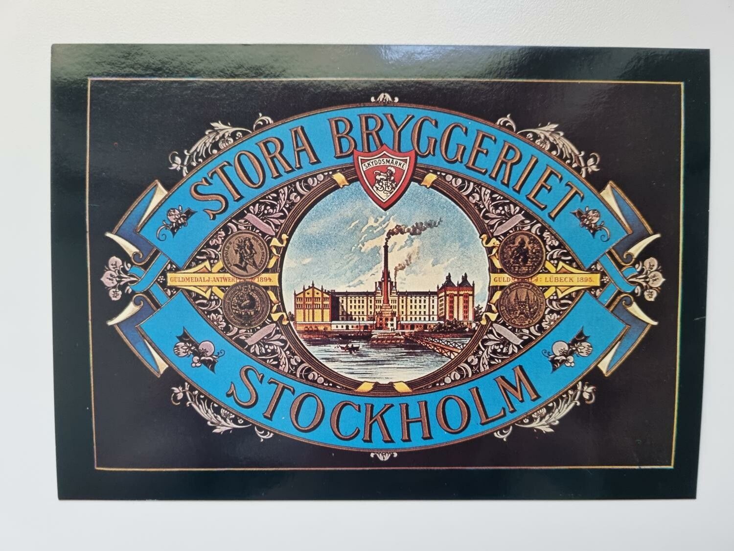 Vykort - Stora Bryggeriet, Hornsberg 1891 - 1910