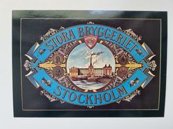 Vykort - Stora Bryggeriet, Hornsberg 1891 - 1910