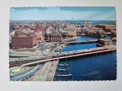 Vykort - Stockholm, Utsikt från stadshustornet