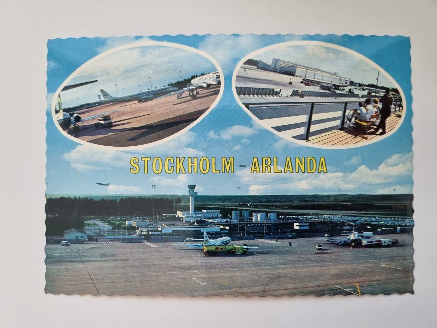 Vykort - Stockholm Arlanda Flygplats