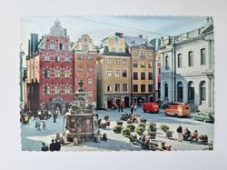 Vykort - Stockholm, Stortorget