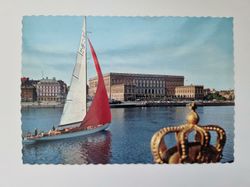 Vykort - Stockholm, kungliga slottet