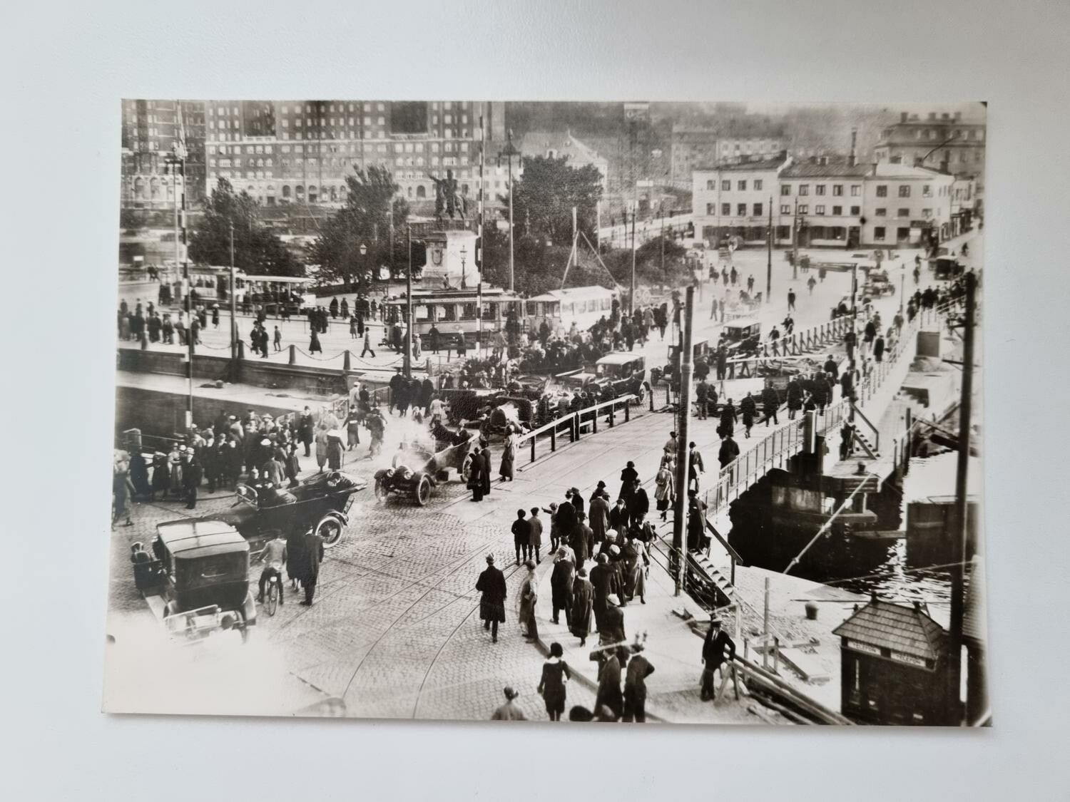 Vykort - Slussen på 1920-talet