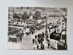 Vykort - Slussen på 1920-talet