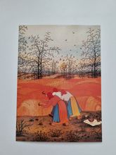 Vykort -  "Skörden" av Ivan Lackovic