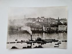 Vykort - Ryska monitoren "Latnik" besöker Stockholm 1865