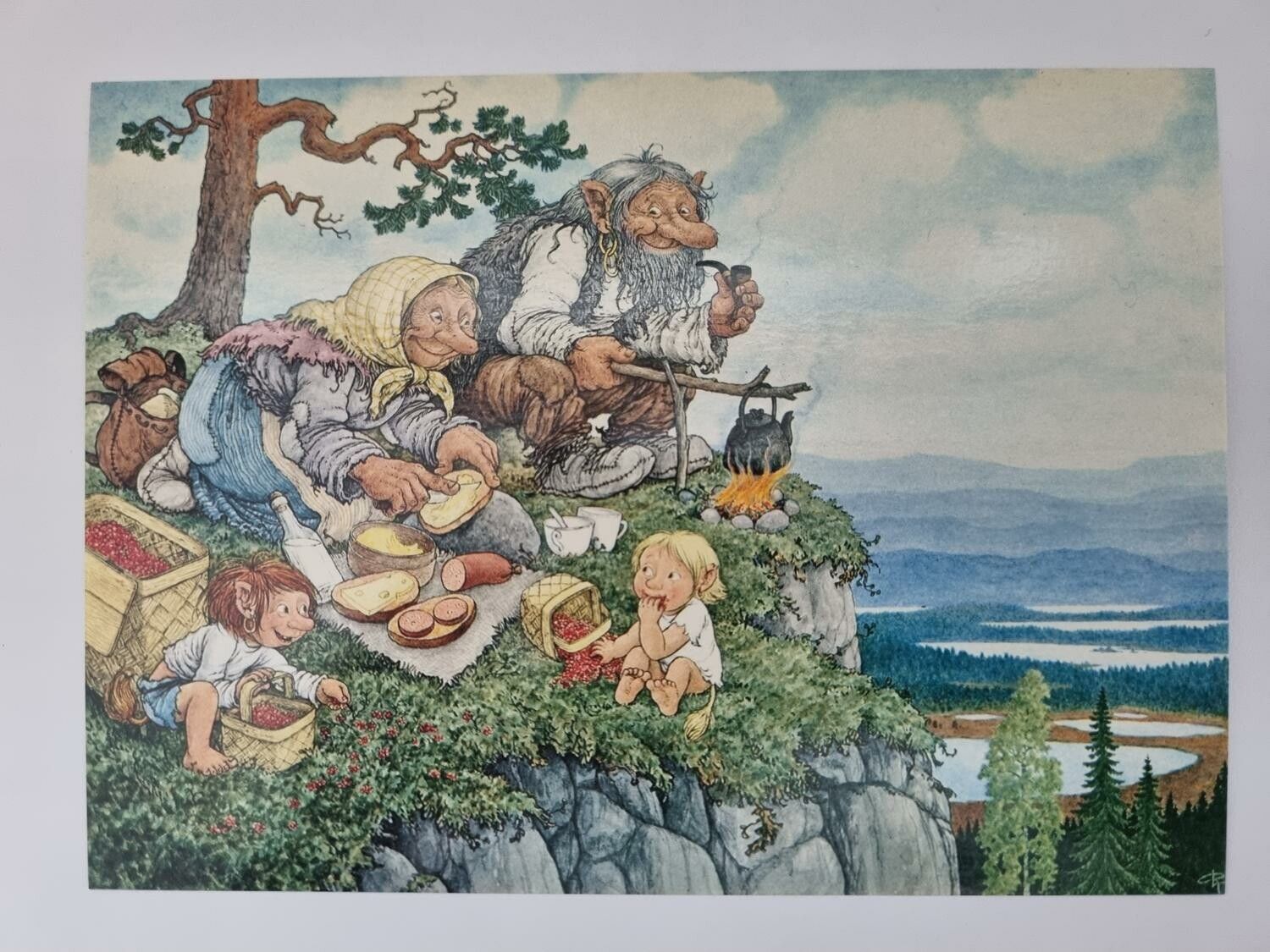 Vykort - Rolf Lidberg, Utflykten