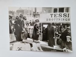 Vykort - Resa till Drottningholm omkring 1920