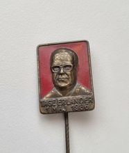 Tage Erlander 1986. pin / nålmärke