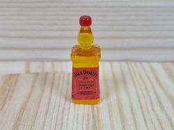 1 st flaska miniatyr, miniflaska till dockskåp, tittskåp