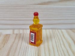 1 st flaska miniatyr, miniflaska till dockskåp, tittskåp