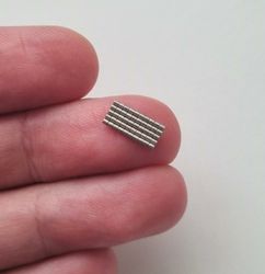 50 st Neodymium magneter (1x1 mm) runda magneter