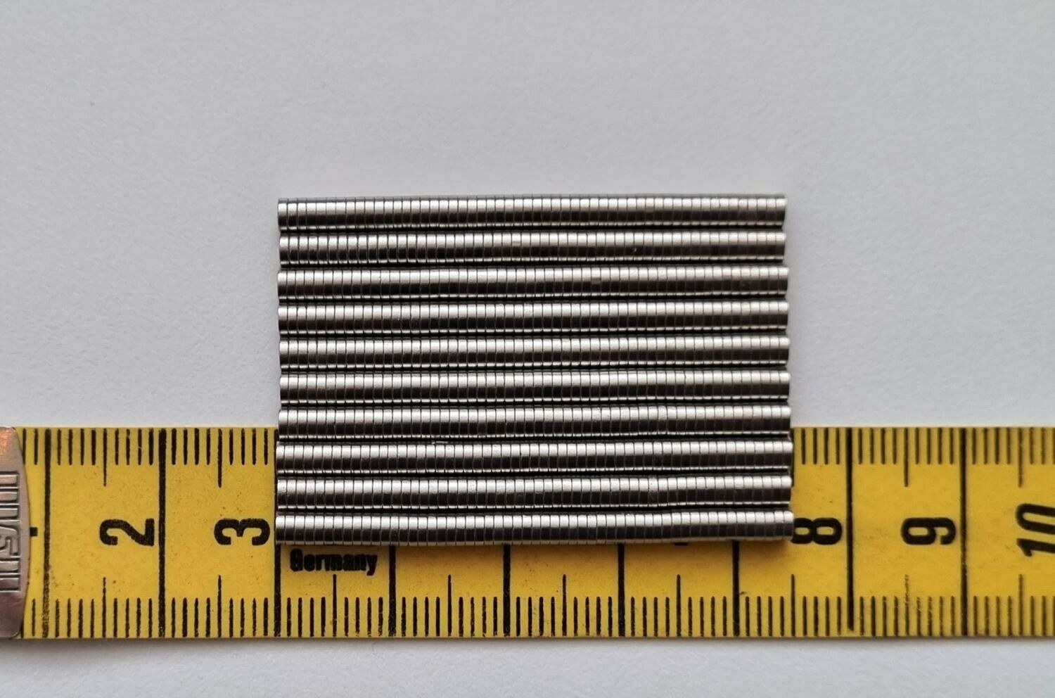 500 st Neodymium magneter (3x1 mm) runda magneter