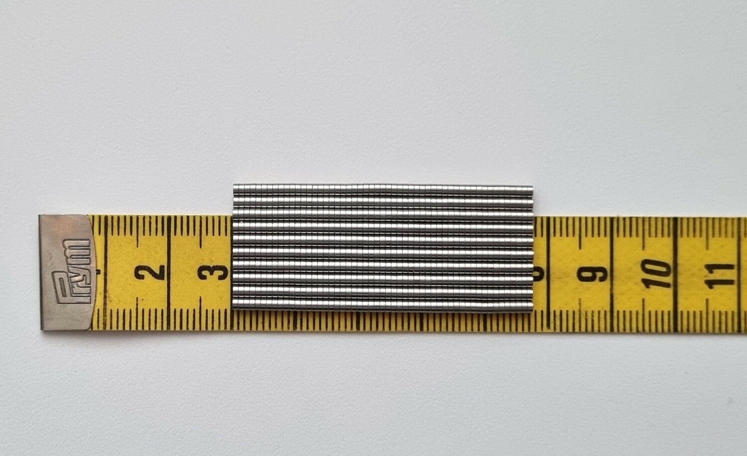 500 st Neodymium magneter (2x1 mm) runda magneter