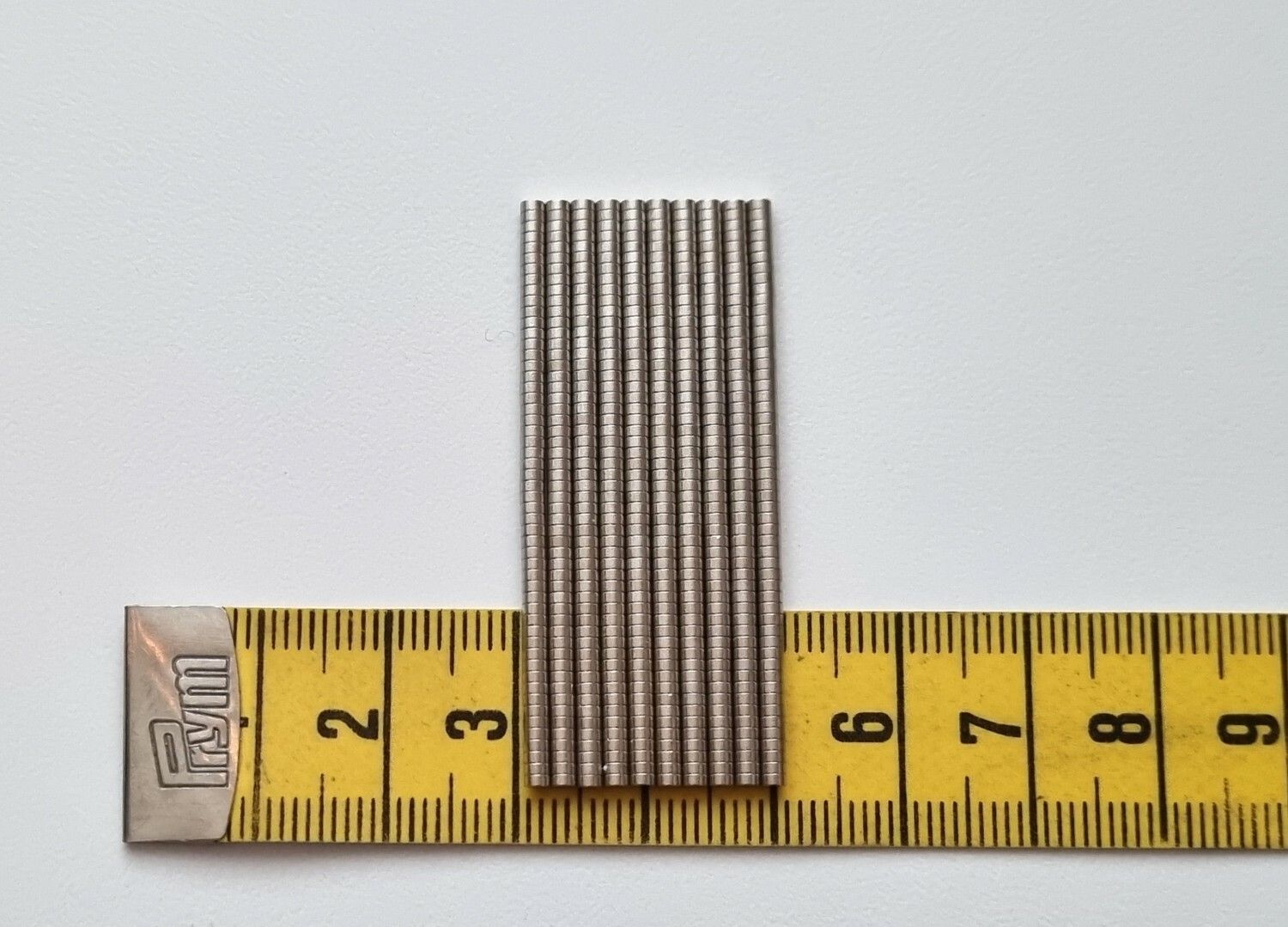 500 st Neodymium magneter (2x1 mm) runda magneter